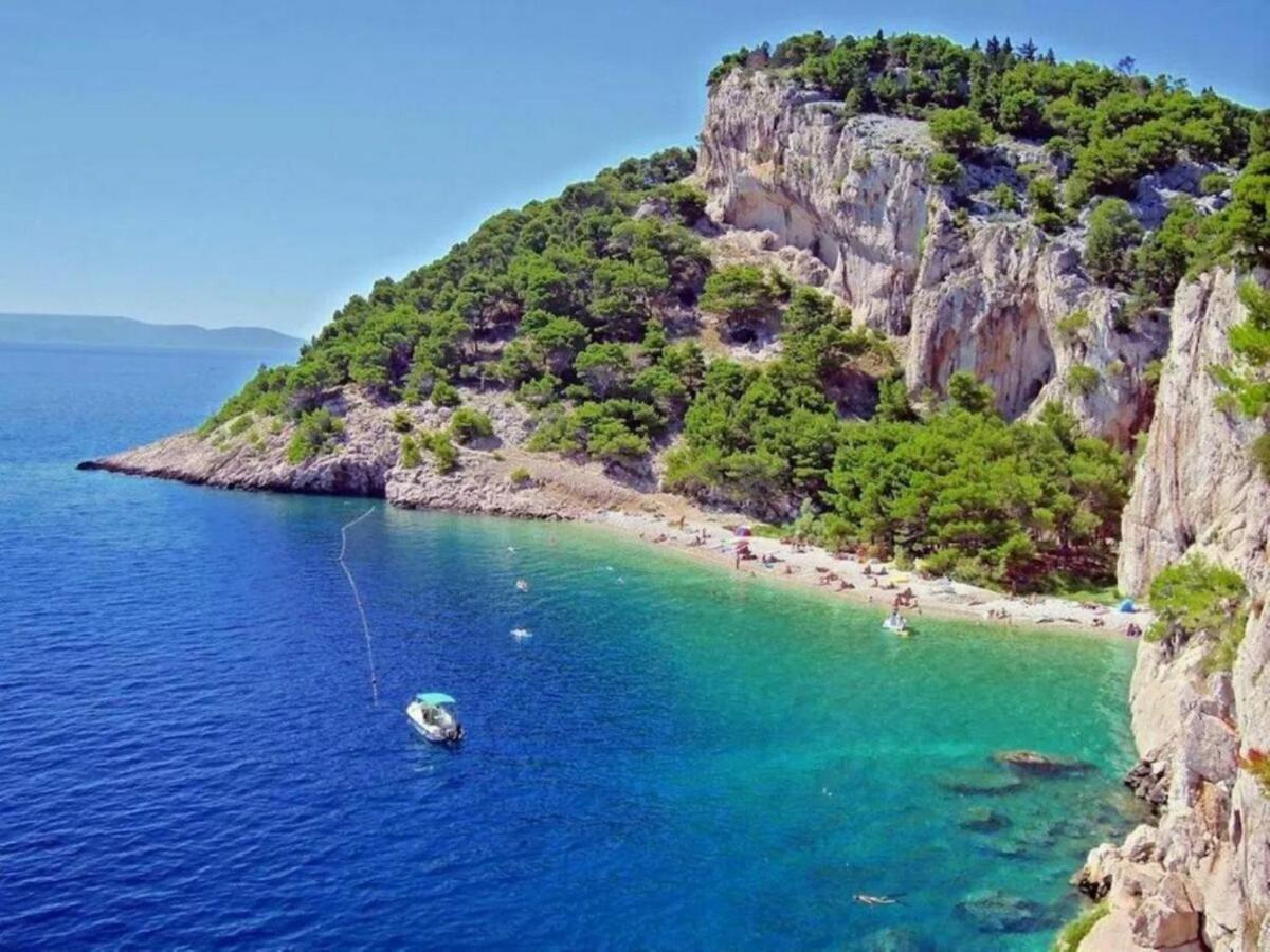 Navis Sea View Apartment With Pool Makarska Exterior foto