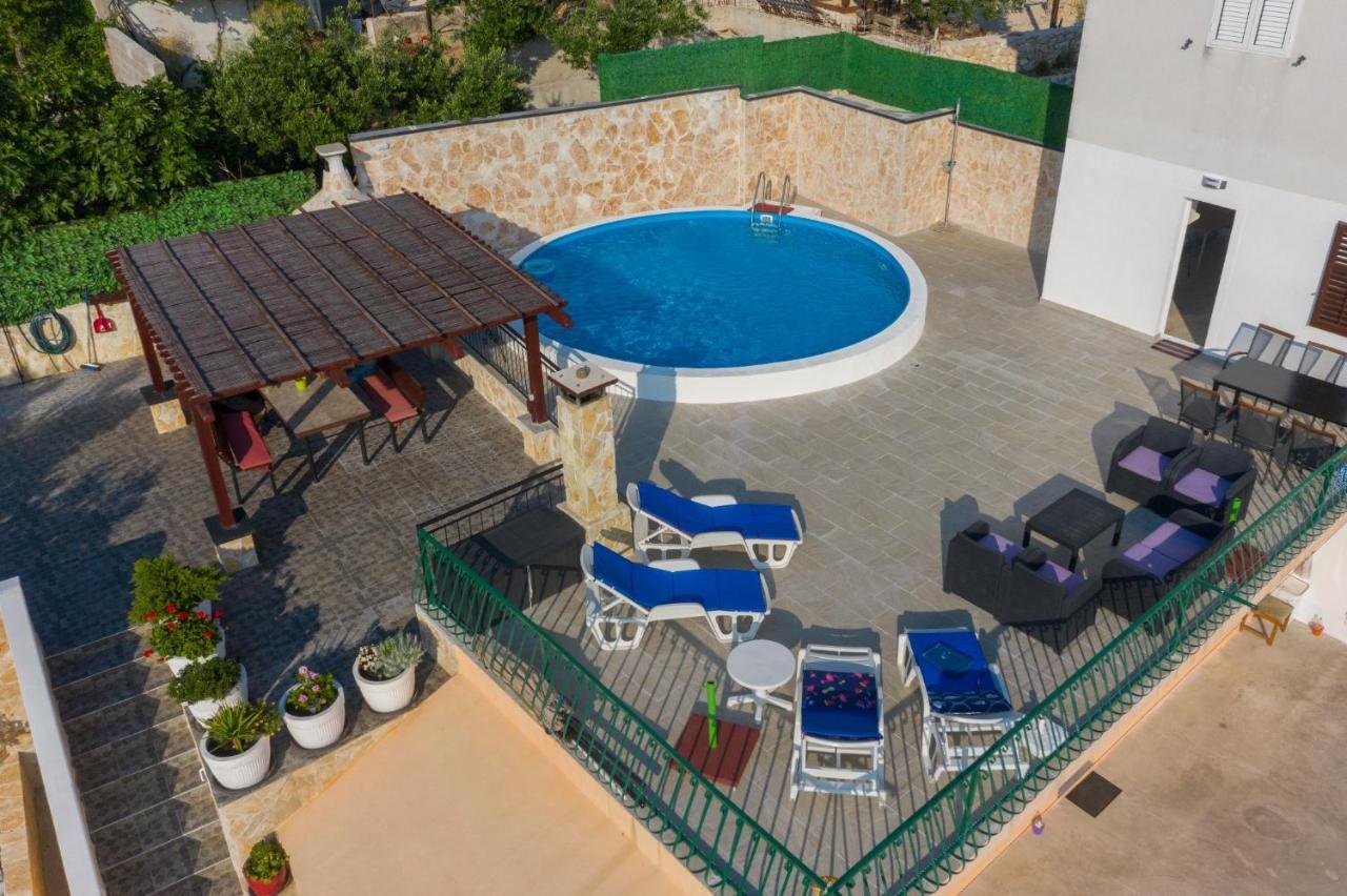 Navis Sea View Apartment With Pool Makarska Exterior foto
